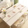 Toalha de Mesa de Luxo Leve e de Alta Qualidade, Jogo Americano de Mesa de Jantar Cartoon, Impermeável, à Prova de Óleo, Não Lavável, Tapete Anti-Escaldante, Tapete de Proteção para Mesa de Centro