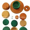 Porta-panelas colorido, porta-copos de cortiça para mesa de casa, decoração de porta-copos de cortiça requintada, cor simples retrô