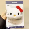 Gatito Lindo de Peluche Adecuado para Soporte Magnético Magsafe con Fuerte Fuerza de Adsorción y Bolsa de Aire Retráctil de Escritorio para Mujeres