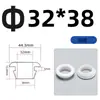 Ranura Ensanchada Tipo Elevado Silicona Doble Cara Bobina Protectora de Cable Salida de Cable Anillo de Goma Silicona Anillo Protector de Cable Resistente a Altas y Bajas Temperaturas Anillo de Sellado