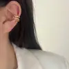 Dz Clipe de Orelha Zircônia Multicamadas de Cristal Estilo Cool de Temperamento Nicho Brincos Sem Furo para Mulheres Brincos de Tarraxa Clipe Exquisito para Cartilagem da Orelha