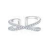 Anillo de diamante simple de carbono alto Anillo de diamante para mujer Abierto ajustable elegante lindo estilo frío Anillo índice pulsera combinable