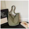Bolso Cruzado Estilo Nuevo 2026 para Mujer, Gran Capacidad, Estilo Perezoso, Bolso de Lona Artístico y Sencillo, Bolso para Estudiante Universitario al por Mayor