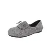 Zapatos peludos estilo Birkenstock con forro polar para mujer, Nuevos zapatos slip-on Otoño e Invierno 2026, Zapatos de algodón versátiles y súper elegantes