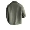 Abrigo de lana Artístico para hombre nuevo diseño primavera y otoño cortavientos chaqueta corta top abrigo de moda