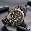 [Reloj de Pulsera para Hombre Meger Cronógrafo Deportivo Multifuncional Calendario Luminoso Resistente al Agua Shi Ying] Modelo: 2084G