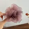 Pinza para Moño Floral de Gasa Elegante y Suave Estilo Coreano Clip para el Pelo de Lujo Ligero con Temperamento Clip para el Pelo de Alta Gama Pinza para Moño en la Parte Posterior de la Cabeza