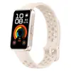 Adequado para Pulseira Huawei 10 Pulseira Representativa Cor Pura TPE Pulseira com Furos Pulseira de Relógio Huawei Band 8/9/10