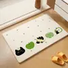 Nueva Alfombrilla de Suelo de Barro Diatomeas Dura de Secado Rápido para Baño, Alfombrilla Antideslizante Absorbente de Agua para Inodoro del Hogar, Alfombrilla de Baño a Prueba de Humedad