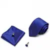 AliExpress EBAY 7.5cm corbata de negocios set de corbata para hombre boda corbata de poliéster caja de regalo fabricantes