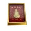 Adorno de Estatua de Buda Guanyin de Oro Puro 999 para el Hogar, Templo, Oficina de Negocios, Atrae Riqueza, Oro Hecho a Medida para el Festival de Primavera