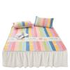 Colchón de látex para comercio exterior transfronterizo de tres piezas, colchón de seda helada plegable lavable tamaño 1.6 m, colchón de látex vietnamita