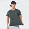 Camiseta Esportiva Masculina Fitness de Secagem Rápida Respirável Elástica Slim-Fit Manga Curta, Fresca e Confortável, Tamanho Grande com Logo Estampado