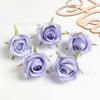 Flores de Rosa Pequeñas Estilo Europeo Arreglo de Pared de Flores para Boda Corsage de Rosa de Seda Adorno para la Cabeza Caja de Flores Hecha a Mano Decoración