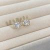 Aretes de conejo Flash Diamond para mujer, pequeños y elegantes, 2023 Nuevos, aretes de circonita del año de nacimiento, aretes de lujo ligero de alta gama