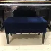 Funda de Tela de Terciopelo para Banco de Piano Cubierta Protectora a Prueba de Polvo para Piano Funda Larga para Banco Cubierta para Taburete de Maquillaje