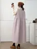 Vestido Colete Matelassê Sem Manga Estilo Japonês Outono/Inverno 2025 para Mulheres, Vestido Único Elegante com Gola Redonda