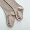 Meia-calça infantil de pit double needle para primavera e outono, estilo coreano, cor sólida, versátil, para aquecer o bebê