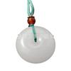 Colgante de jade natural de Xinjiang, jade blanco, hebilla de paz, hilo dorado, anillo de paz de jade, calabaza, sin importar la tarjeta, colgante, lista de éxitos en vivo