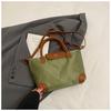 Bolso Cruzado Nicho de Textura de Alta Gama para Mujer 2025 Moda Textura Simple Versátil de Hombro de Mano Pequeño Bolso Cuadrado Bolso Dumpling