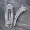 Presilha de cabelo simples para mulheres, para prender o cabelo na parte de trás da cabeça, acessório de cabelo transparente cor champanhe, acessórios versáteis, grampo de cabelo sem costura, atacado
