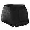 (Jacquard en relieve) Pantaletas de Seda Bordadas Transpirables Estilo Chino para Mujer con Refuerzo Antibacteriano, Ropa Interior de Cintura Alta para Mujer para Verano