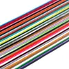 Cordón de cera coreano de 3.0 mm, cuerda de cera de poliéster con patrón de serpiente multicolor, material de tejido hecho a mano para pulseras y collares, resistente al desgaste