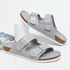 Novas sandálias casuais de verão para homens e mulheres para usar em casa, chinelos de cortiça da moda, sapatos de moda abertos para casais para usar ao ar livre