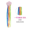 Presilhas de Cabelo Coloridas para Crianças, Adereços de Cabeça para Apresentações de Feriado, Cordas Coloridas Trançadas para Cabelo com Laço, Feitas à Mão