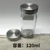 Botella Transparente para Condimentos con Tapa de Madera, Botella para Condimentos de Barbacoa, Botella de Vidrio, Botella Vacía, Botella de Vidrio a Prueba de Fugas para Sal, Frasco para Condimentos, Botella Pequeña, Botella Dispensadora