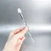 Brocha de Maquillaje de Bambú de Alta Calidad, Pincel Esponja para Corrector, Pincel de Silicona para Sombras de Ojos, Pincel con Purpurina, Pincel Multifuncional para Maquillaje Facial