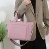 Bolsa feminina de nicho de luxo leve, bolsa transversal de grande capacidade para o dia a dia, bolsa de ombro e transversal de nylon