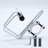 Soporte para tetera de instalación gratuita motocicleta parachoques modificado portavasos ajustable soporte para taza de té con leche colgante libre Universal