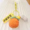 Colgante de Caqui tejido a mano adornos de frutas tejidas lana tejida buen Caqui Caqui Ruyi bolsa joyería