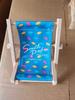 Silla de Playa Regalo Soporte para Teléfono Móvil Mini Regalo de Madera Reclinable Plegable Accesorios para Fotos Decoración Escritorio Creativo
