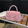 Bolsa texturizada popular estilo coreano, nova bolsa de ombro da moda outono 2026, versátil, simples e elegante bolsa tiracolo