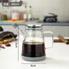 Olla de Aceite de Vidrio al por Mayor, Botella de Aceite de Vidrio de Borosilicato Alto de Grado Alimenticio para Cocina, Botella Especial para Condimentos para Salsa de Soja y Vinagre, Contenedor de Aceite de Gran Capacidad