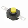 1412 Lanterna de Luz Forte Botão Interruptor Botão Amarelo Dois Pés com Furo 14*12mm Botão de Lâmpada de Mineração Lâmpada de Mesa