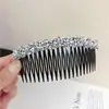 Novo grampo de franja com strass estilo coreano pente para cabelo quebrado temperamento versátil artefato para cabelo de menina grampo penteador