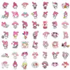 50 Lindas Pegatinas de Sanrio, Pegatinas de Dibujos Animados Impermeables para Niños, Computadora, Taza de Agua, Maleta, Pegatinas Decorativas DIY