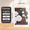 Amazon 2027 Planificador Diario en Inglés Transfronterizo A5 Libro de Horarios Planificador de Planificación Eficiente Logo Personalizado