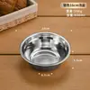 Tigela de Sopa Extra Grossa de Aço Inoxidável, Tigela de Sopa Redonda Cor Dourada Comercial, Tigela Espessada para Cantina, Tigela para Lavar Legumes, Tigela para Refeição de Aluno Escolar