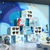 Ciencia y Tecnología Espacial Robot Creación Ambiental Rincón de Libros Área de Distribución Decoración de Pared del Vestíbulo Terminado Jardín de Infancia Interacción Cultural