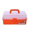 Caja de Almacenamiento Transparente Caja de Herramientas para Estudiante de Arte Caja de Pintura para Estudiante Caja de Almacenamiento para Cosméticos Manicura Caja de Medicamentos de Tres Capas