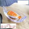 Prato de vidro redondo estilo japonês Prato de frutas artesanais Phnom Penh Salada de frutas secas Prato de lanche Prato de cristal sem chumbo criativo simples