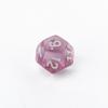 Tutorial de Mesa para Jogo de RPG com Dados de Acrílico: Jogo de Tabuleiro d12, Dados Transparentes de 12 Lados COC com Textura de Pérola (Cooperação transfronteiriça)