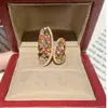 Anillo de Mariposa Irregular Hueco Colorido con Pedrería Vintage, Diseño Versátil de Lujo Ligero, Elegante Anillo en Capas para Dedo Índice para Mujeres
