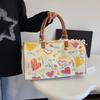 Bolsa de Viaje para Mujer de Gran Capacidad, Moderna, Ligera, para Corta Distancia, de Lona, Portátil, Bolsa de Gimnasio, Sentido Avanzado, Bolsa de Equipaje de Viaje
