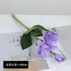 Gladiolo Pequeño Artificial de 3 Cabezas en Tallo Único para Decoración de Sala de Estar Interior, Adorno de Flor Artificial, Flores Artificiales Europeas de Campo para Bodas al por Mayor