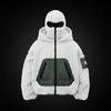 Moda Transfronteriza Otoño e Invierno Europea y Americana Sudadera con Capucha y Máscara Ninja de Polar Bolsillo Empalmado Cardigan con Doble Capucha Sudadera